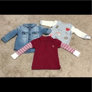 👚Bundle👚infant girls long sleeve tops